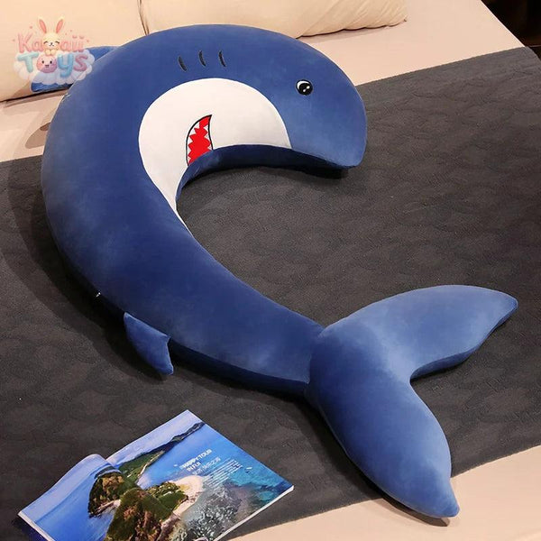 Giant Shark Plush – The Ocean’s Friendliest Predator blue Kawaii Toys