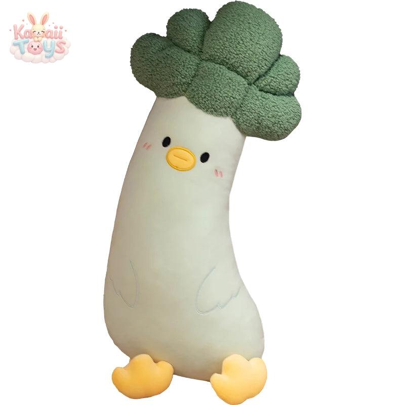 Giant, Assorted Plush Vegetable, Chicken Cosplay (Mushroom, Eggplant, Carrot, Broccoli) broccoli Kawaii Toys