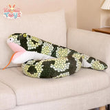 Python Snake Plush – A Fun and Lifelike Companion green 165cm Kawaii Toys