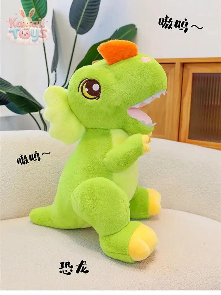 Jumbo T-Rex Cuddle Doll – Your Prehistoric Snuggle Buddy! green Kawaii Toys