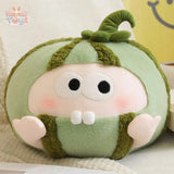 Creative Melon Plush Toy - Soft Stuffed Fruit Bag Doll green Kawaii Toys