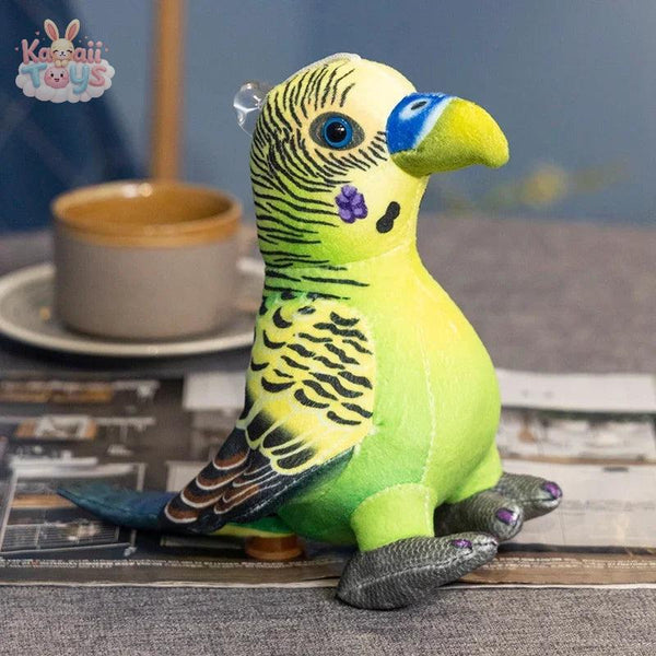 Squishy Parrot Plushie – A Miniature Burst of Joy! green 20cm Kawaii Toys