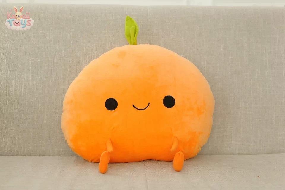 Cute Cartoon Fruit Plush Toy – A Juicy Burst of Cuteness! orange 45cm Kawaii Toys