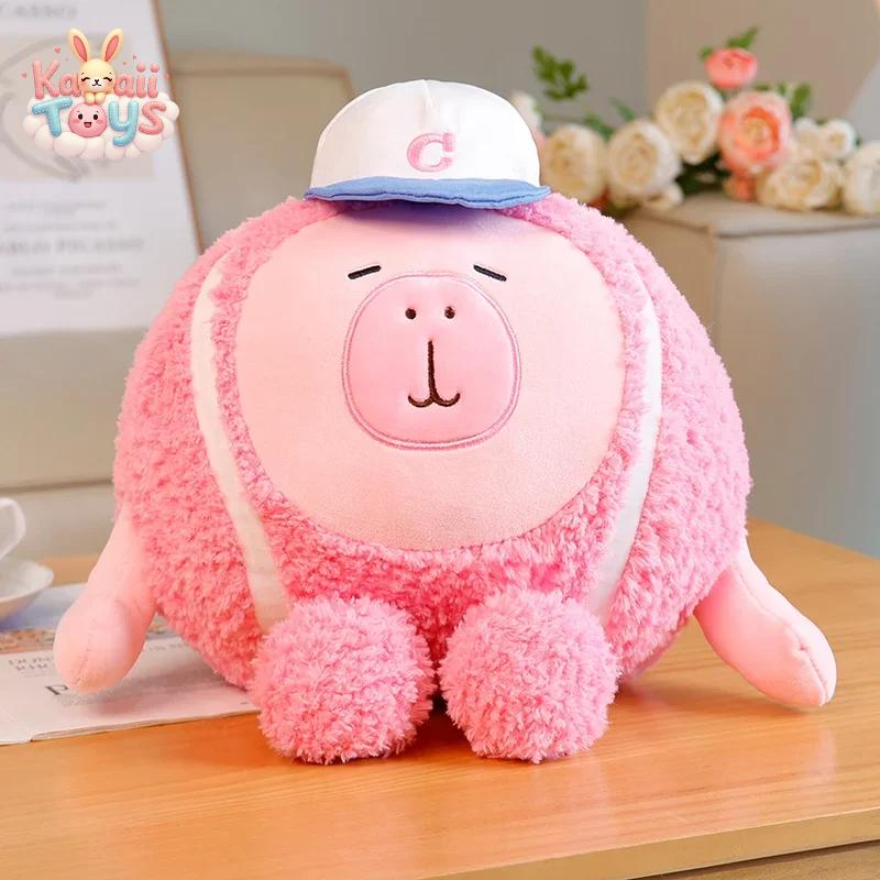 Soft Baseball Plush Pillow – A Cozy Companion for Sports Fans pink Kawaii Toys