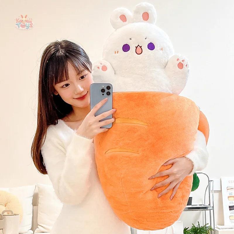 Cute Animal Sleeping Bag Plush – Cat & Rabbit Plush Toy rabbit Kawaii Toys