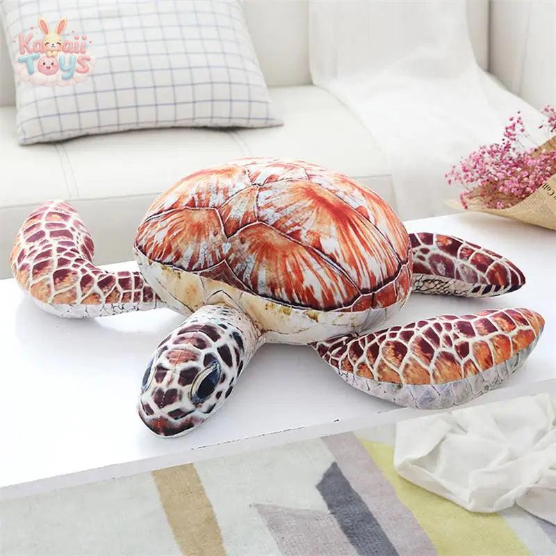 Soft & Cuddly Sea Turtle Plush – Your Ocean Friend red Kawaii Toys