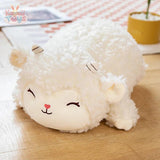 Lovely Fluffy Sheep Pillow Toy Stuffed Soft Animal Sheep Cushion Kawaii Toys