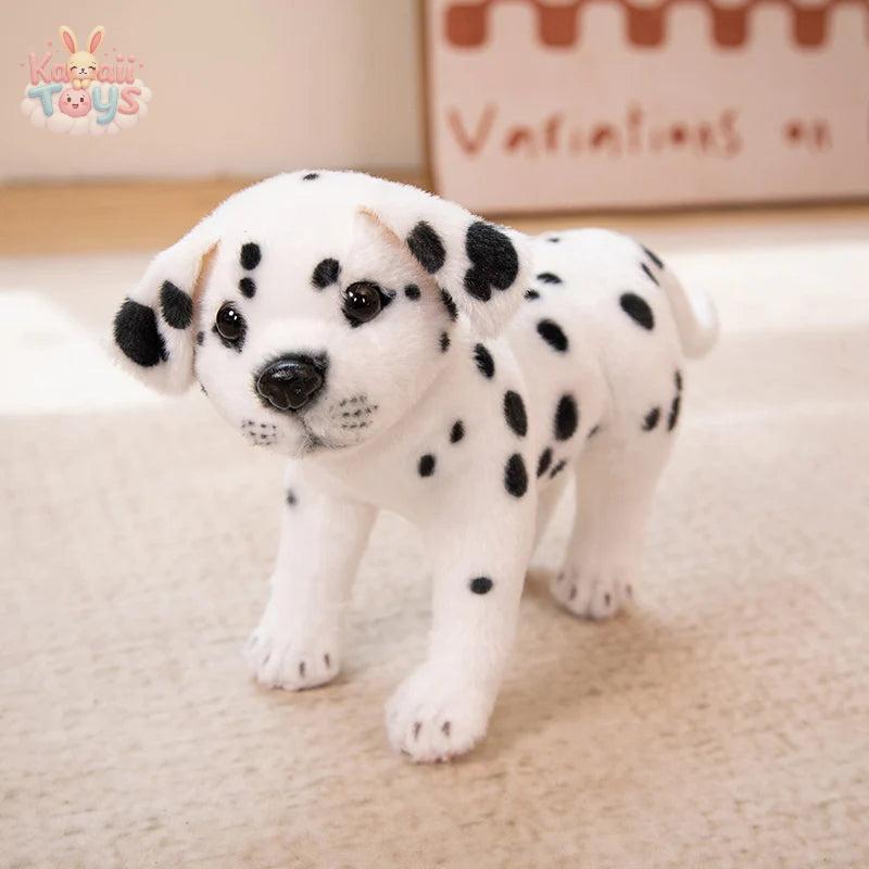 New Dog Plush Toy Cute Stuffed Realistic Beagle Stuffed Puppy stand white Kawaii Toys