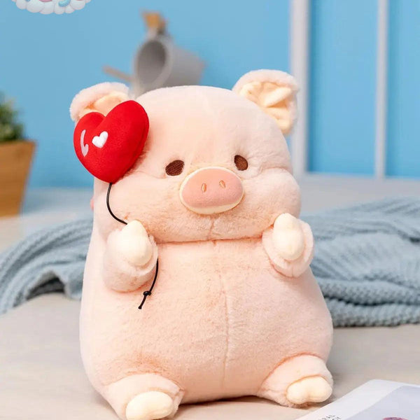 Kawaii Angel Pig Plush Toy Cartoon Stuffed Animals Plushies Anime Soft Toy with pop Kawaii Toys