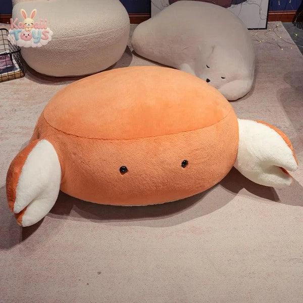 Soft Crab Plushie – Your Cozy Ocean Friend yellow Kawaii Toys