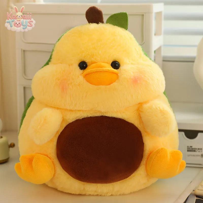 Avocado Plush Duck – The Cutest Fusion of Food & Fun! yellow Kawaii Toys